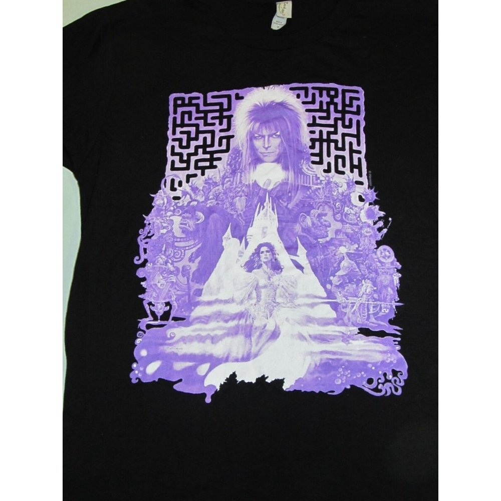 Vintage David Bowie/Zizzy Stardust Tee Medium Goblin King 89" The Ladyrinth